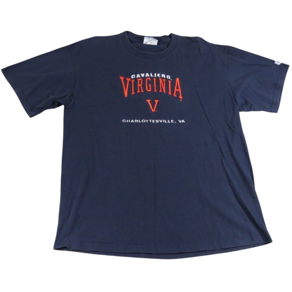 VTG Lee Sport Virginia Cavaliers Shirt Men XL Navy NCAA‎ USA Charlottesville 90s